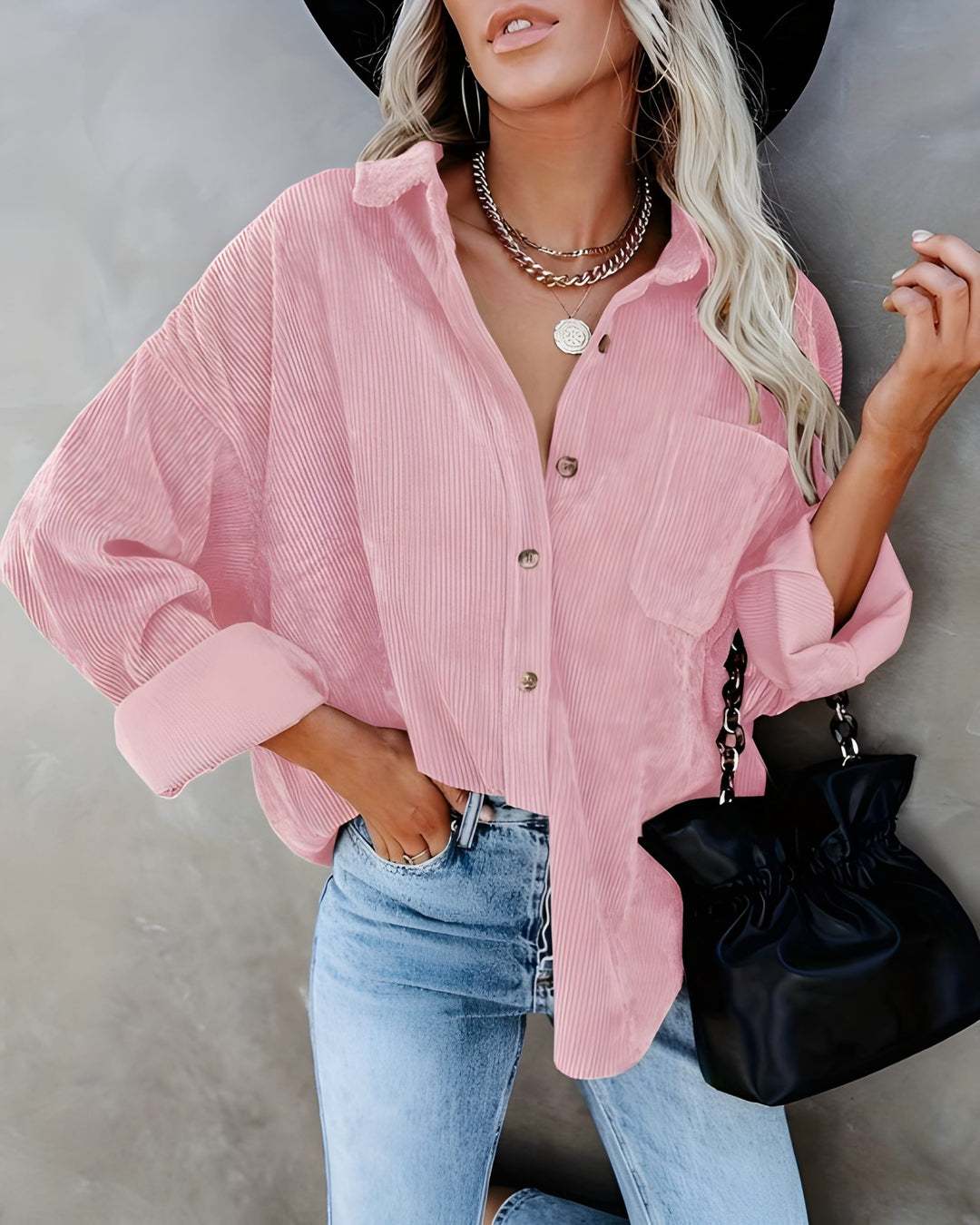 Women’s Shirt Jacket | Long Sleeves | Casual & Cosy Fit