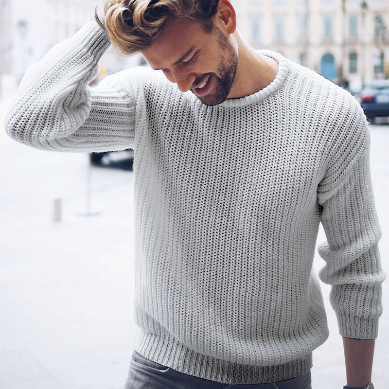 Men's Sweatshirt | Textured Knit Look | Casual Mens Clothing