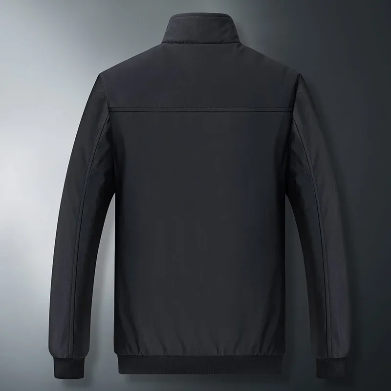 Men's Winter Jacket with Stand Collar | Windproof mens coat