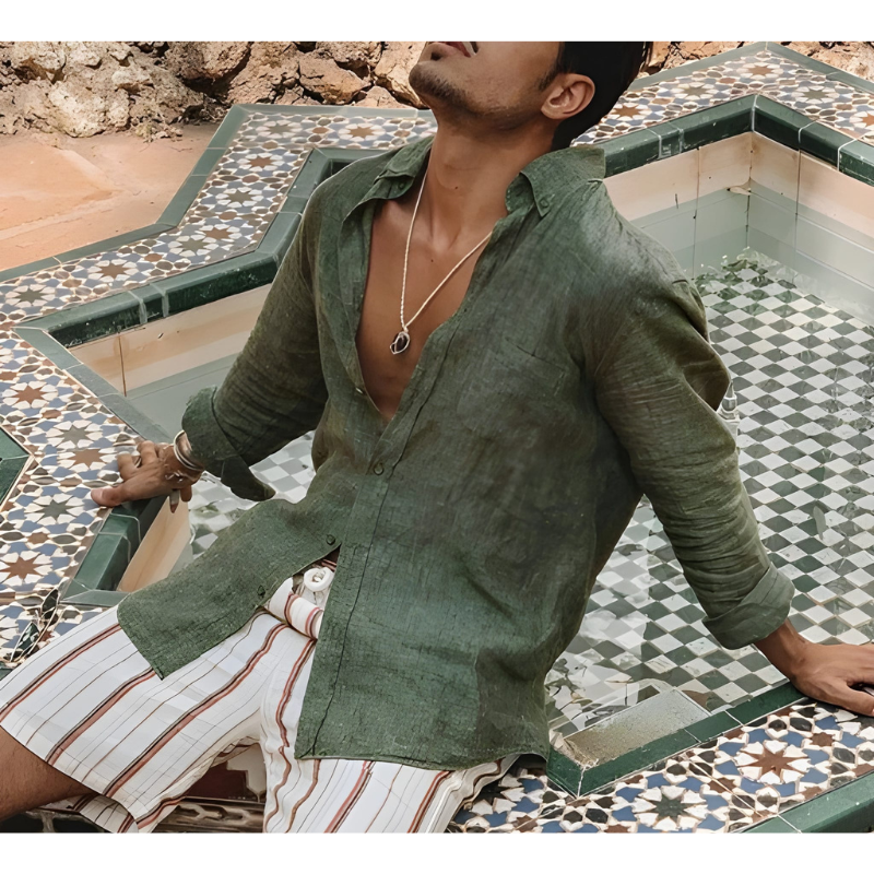 Men’s Shirt | Elegant | With Buttons | Summer