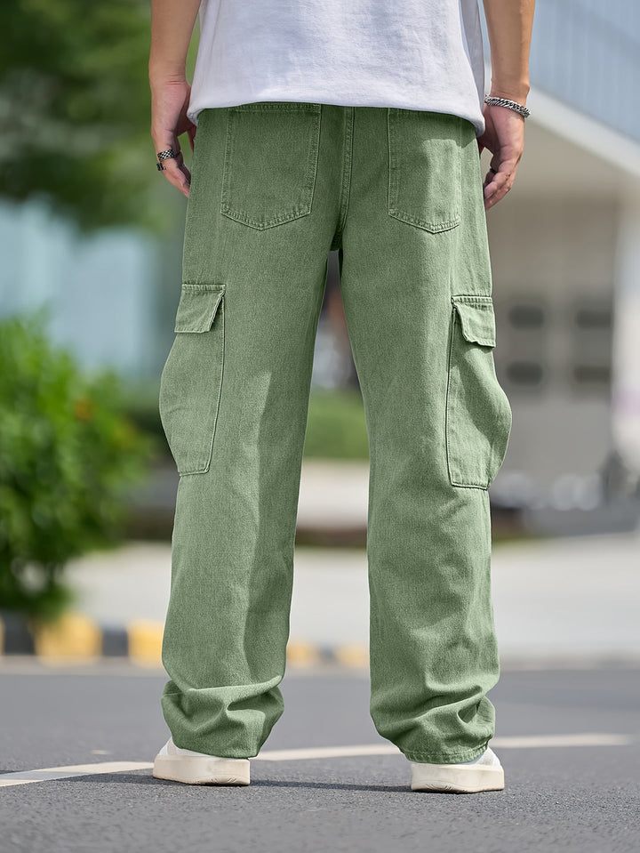Men’s Jeans | Loose Fit Barrel Style | Multi-Pocket Design | Premium Cotton