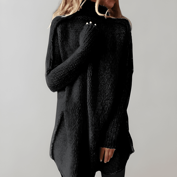 Women’s Knitted Jumper | Warm Triple Knit | Turtleneck