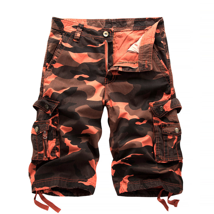 Men's Cargo Shorts | Camouflage & Multiple Pockets | Lightweight Cotton | Summer Street Style & Outdoor