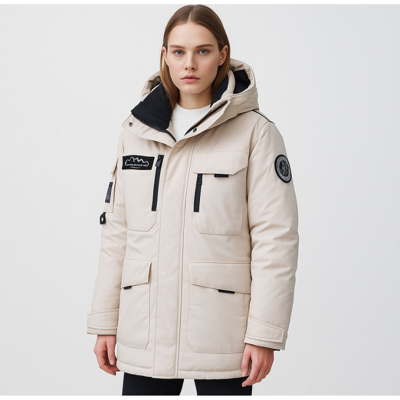 Women’s Jackets | Hooded Parka with Pockets | Outdoor Winter Clothing