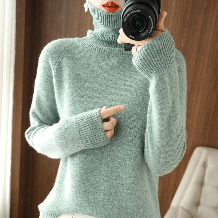 Womens Jumpers | Elegant Turtleneck Sweater | Cozy Clothing