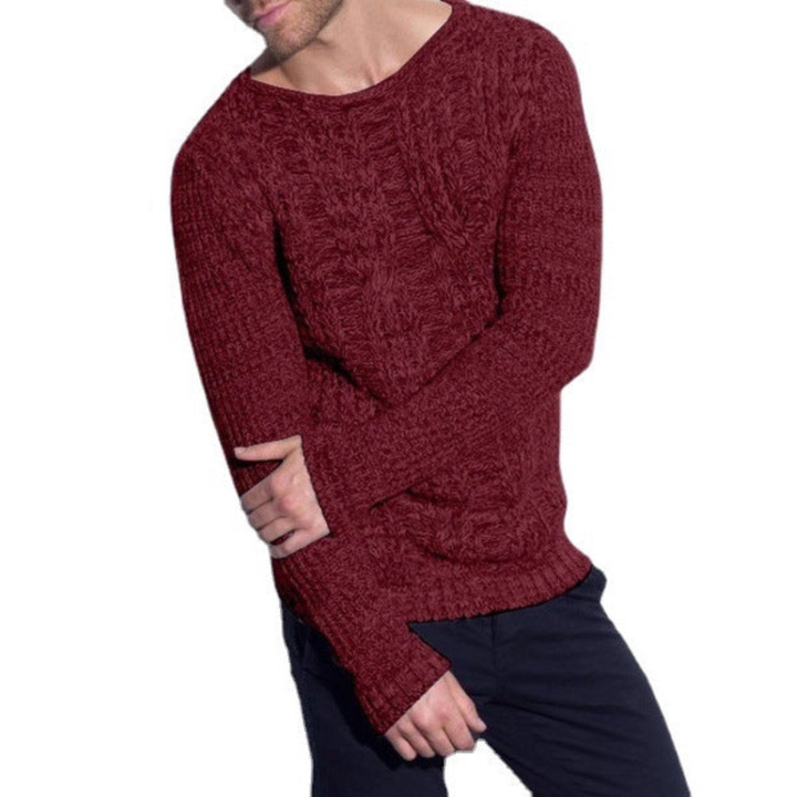 Men's Sweatshirt | Chunky Cable Knit | Premium Mens Clothing