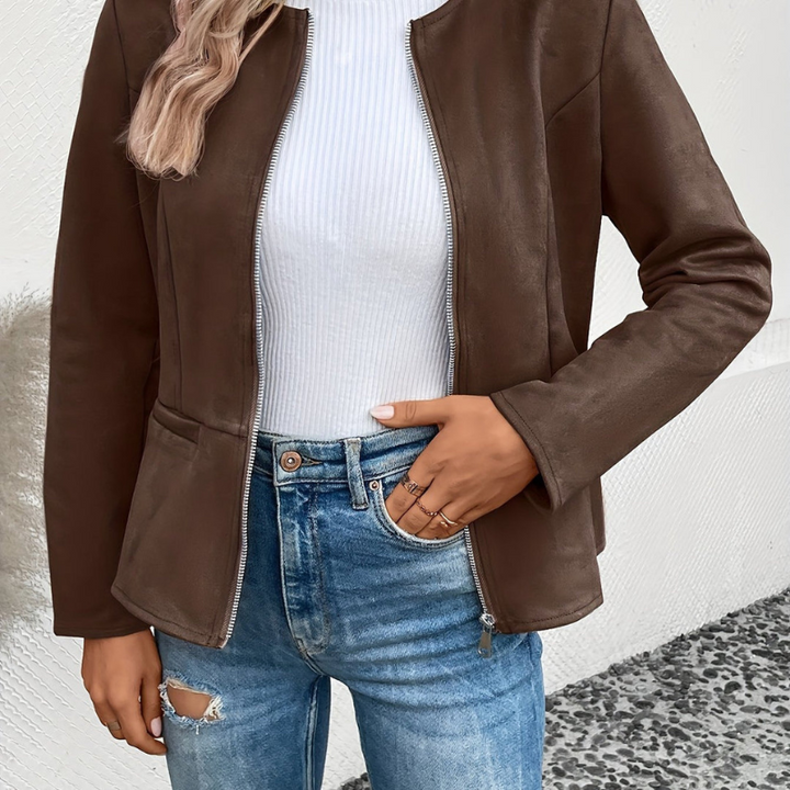 Women’s Cardigan | Trendy Clothing | Slim Fit Zip Short Jacket