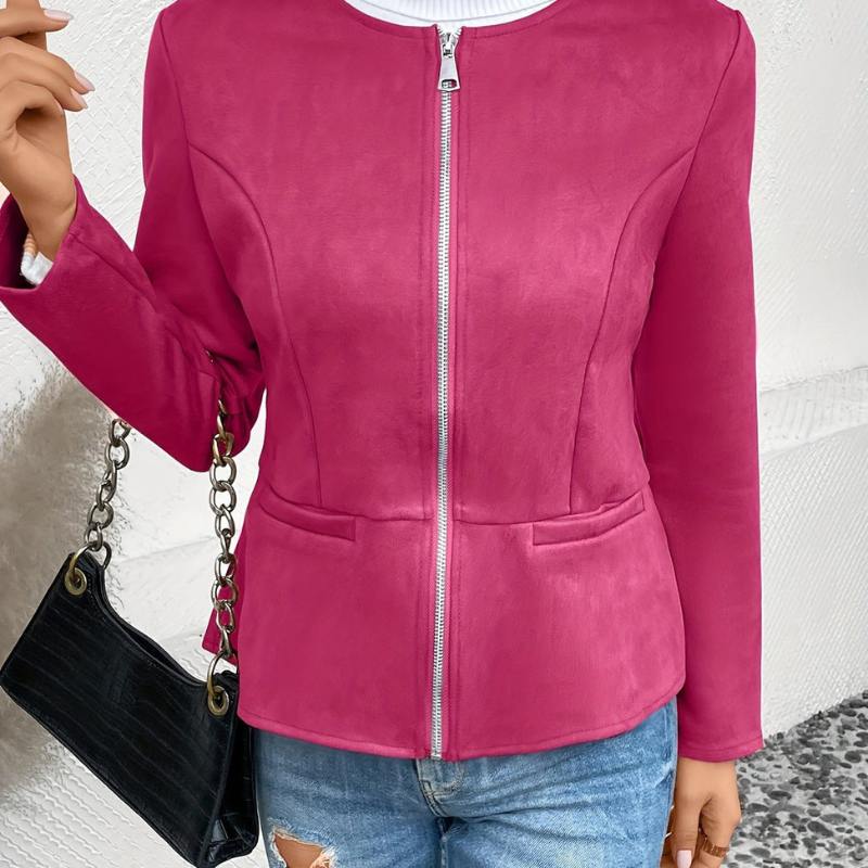 Women’s Cardigan | Trendy Clothing | Slim Fit Zip Short Jacket