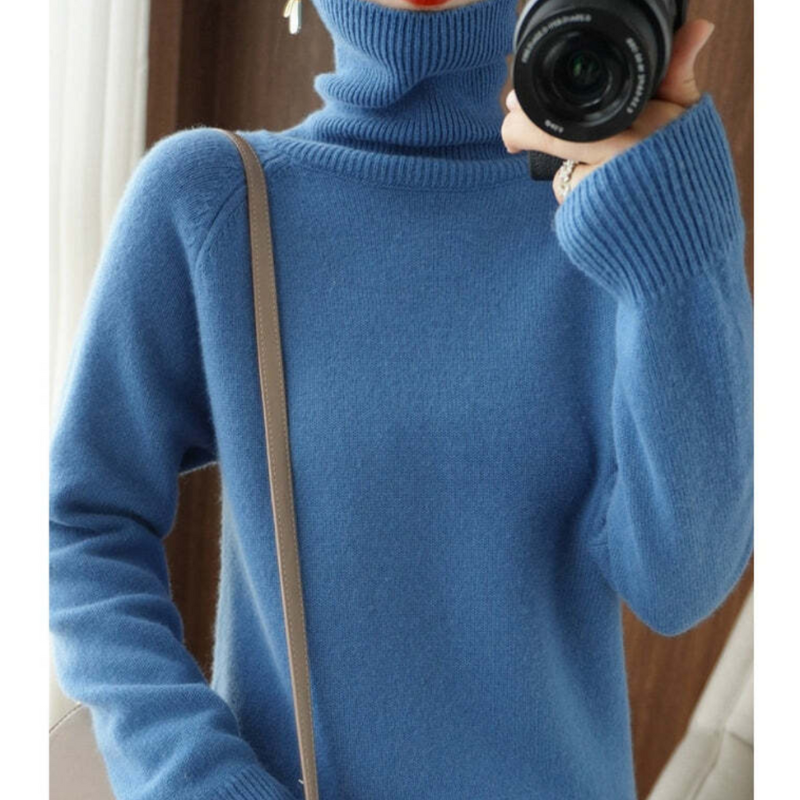 Womens Jumpers | Elegant Turtleneck Sweater | Cozy Clothing