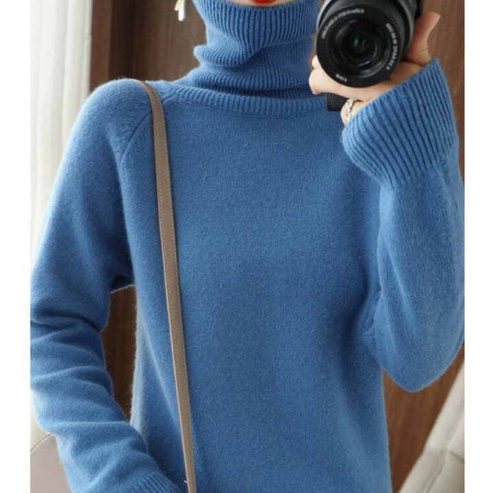 Womens Jumpers | Elegant Turtleneck Sweater | Cozy Clothing
