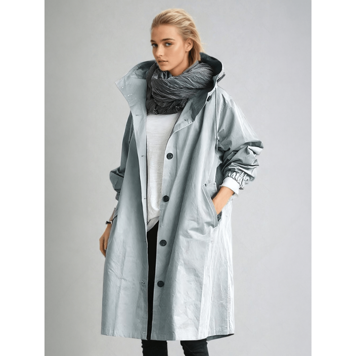 Women’s Coats | Waterproof Hooded Trench | Casual Outdoor Clothing
