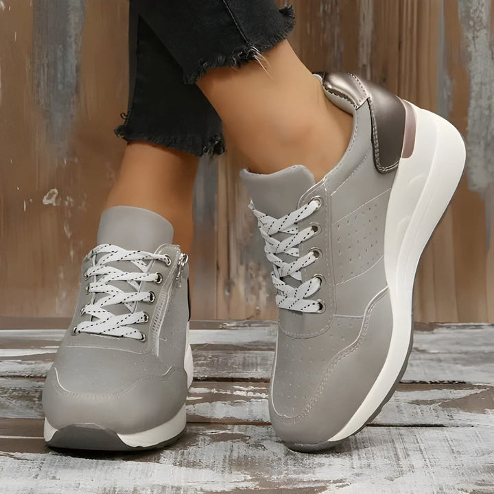 Womens Trainers | Chunky Wedge | Lightweight Casual Shoes