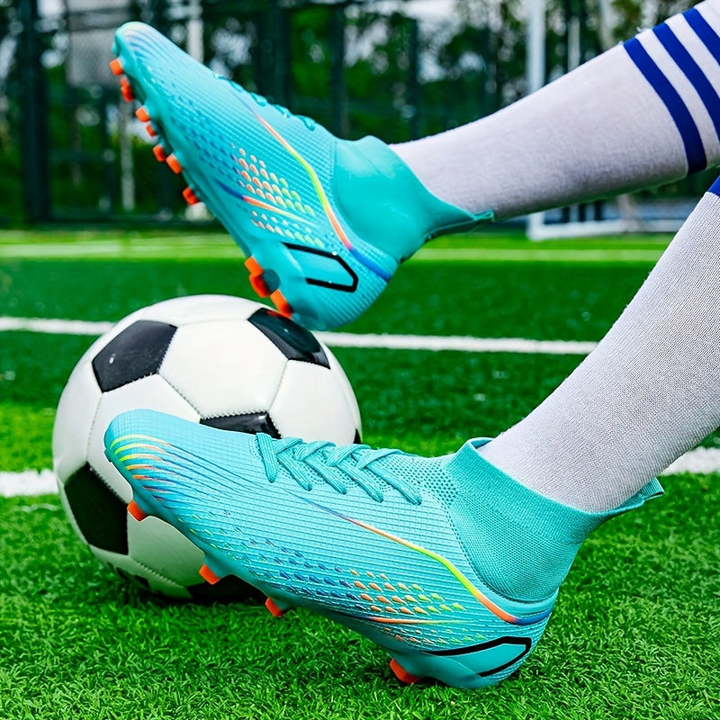 Men’s Shoes | Wide-Fit High-Top Cleats | Football Training Excellence