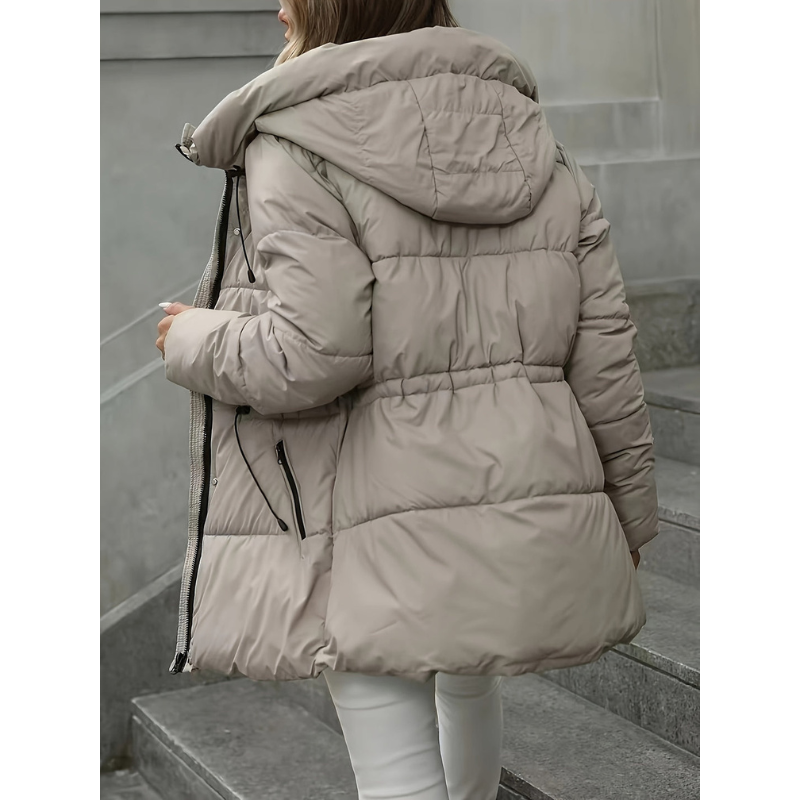 Women’s Jacket | Hooded Puffer Style | Quilted Winter Clothing