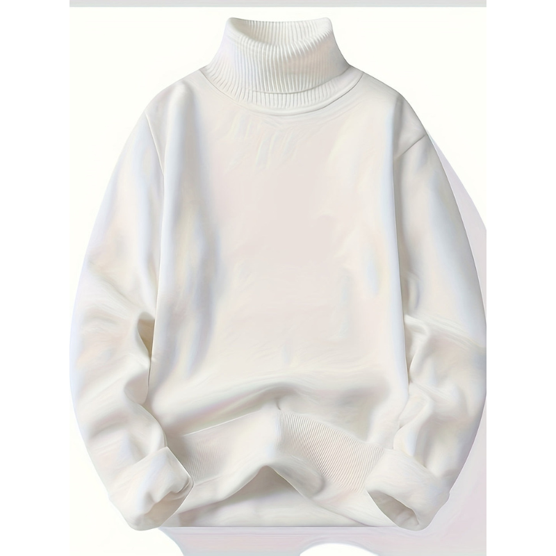 Men’s Sweatshirt | Warm Casual Clothing | High Neck Pullover