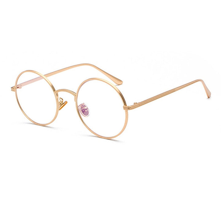 Men's Sunglasses | Round Metal Frame | Vintage Retro Look | Classic Design | Polycarbonate