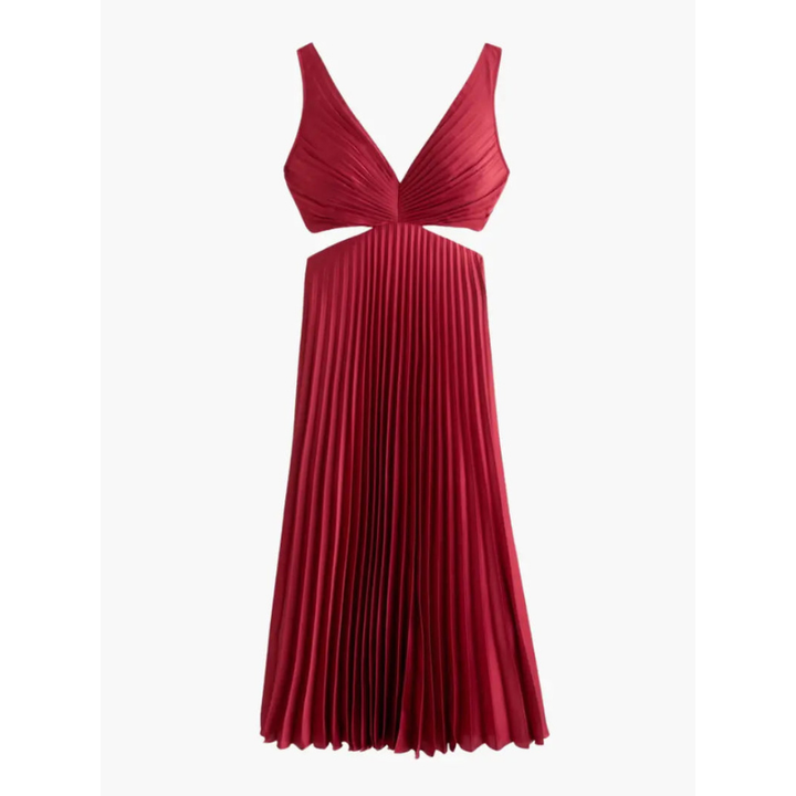 Women's Dresses | Pleated Maxi Dress | Elegant Women's Fashion