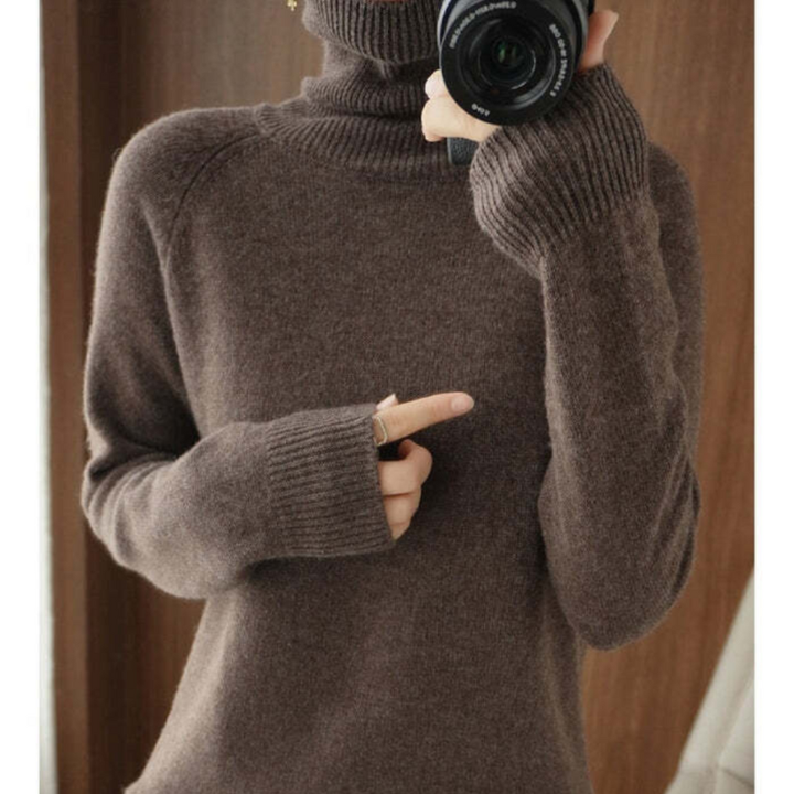Womens Jumpers | Elegant Turtleneck Sweater | Cozy Clothing