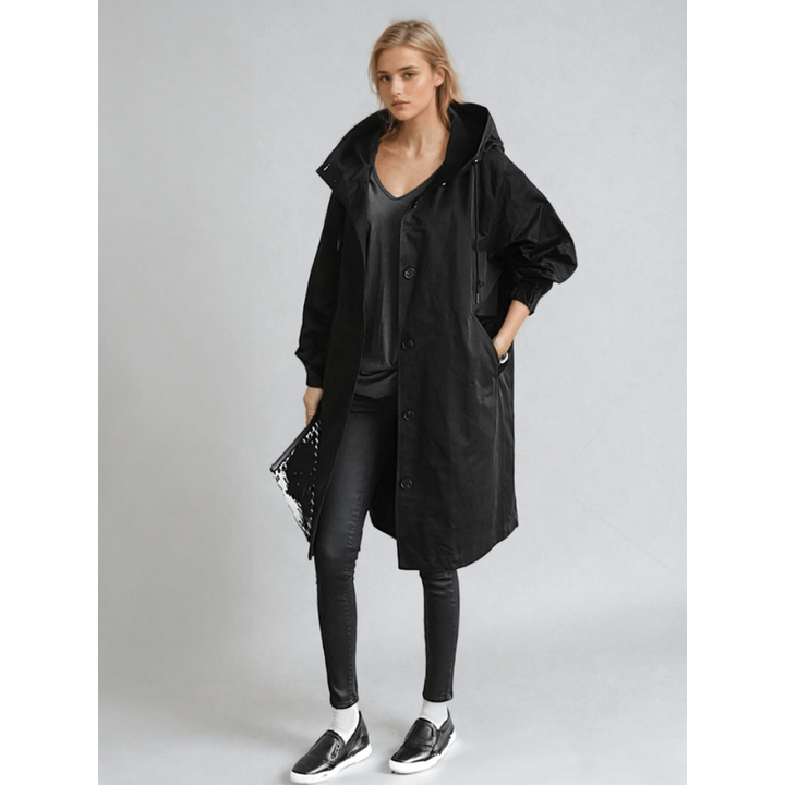 Women’s Coats | Waterproof Hooded Trench | Casual Outdoor Clothing