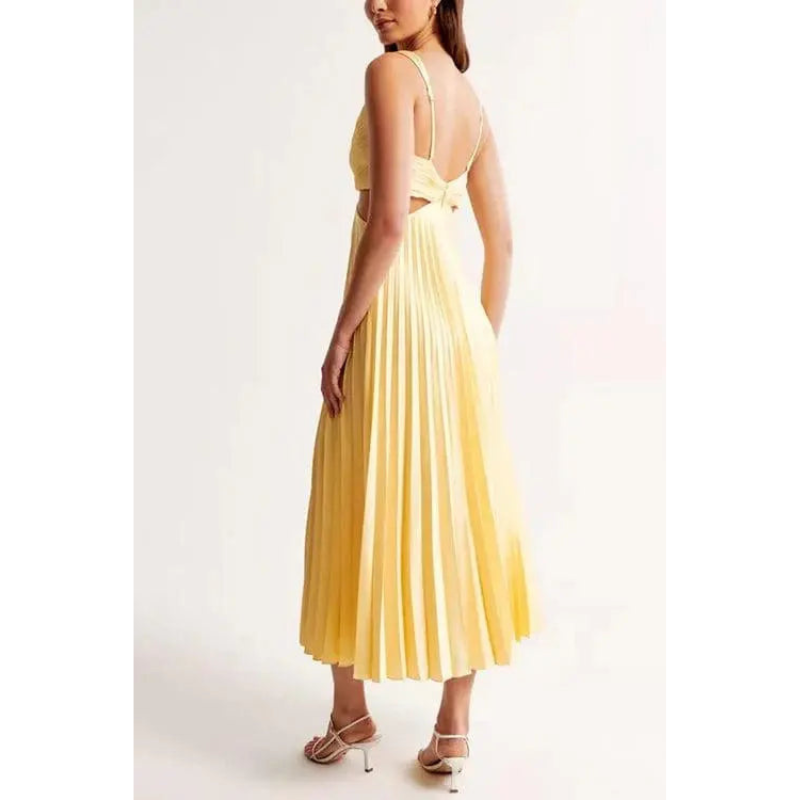 Women's Dresses | Pleated Maxi Dress | Elegant Women's Fashion