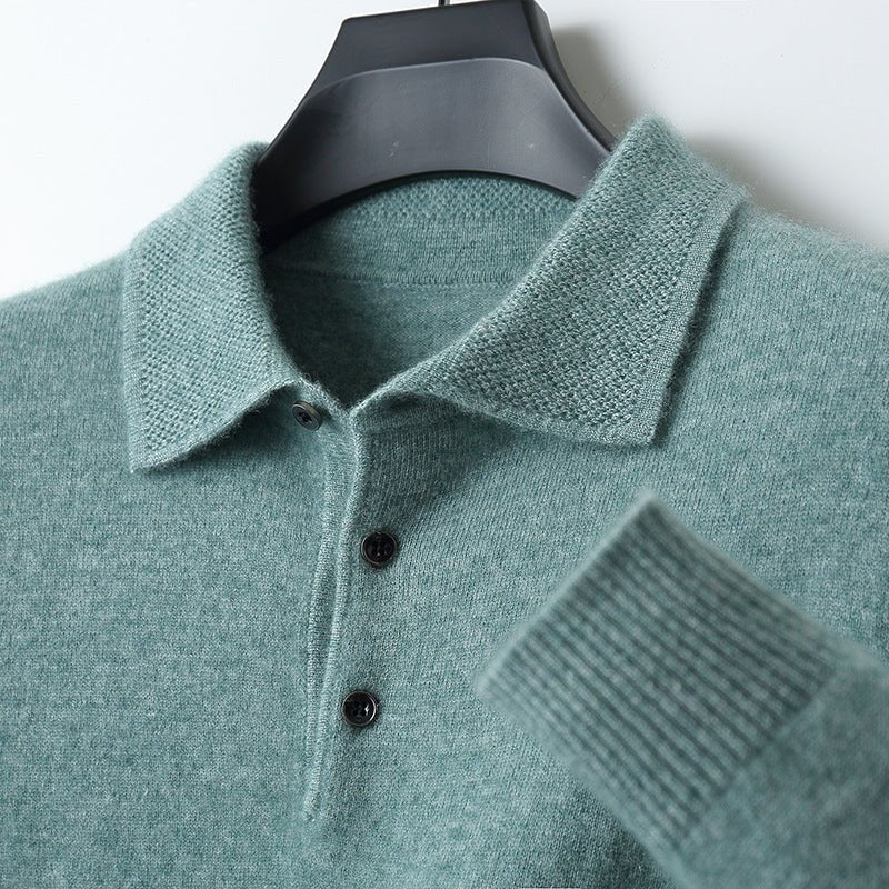 Men's Jumper | Classic Knit Polo Style | Stylish Mens Clothing