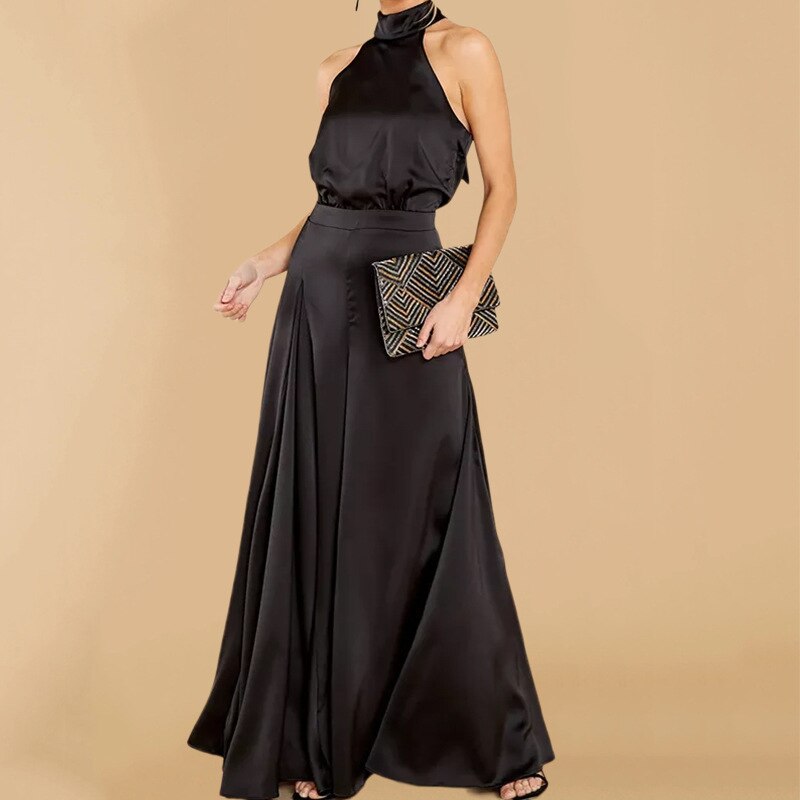 Women’s Jumpsuit | Halter Wide Leg | Womens Modern Clothing