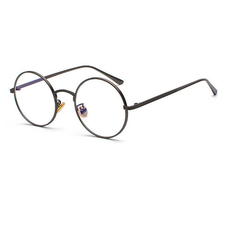 Men's Sunglasses | Round Metal Frame | Vintage Retro Look | Classic Design | Polycarbonate