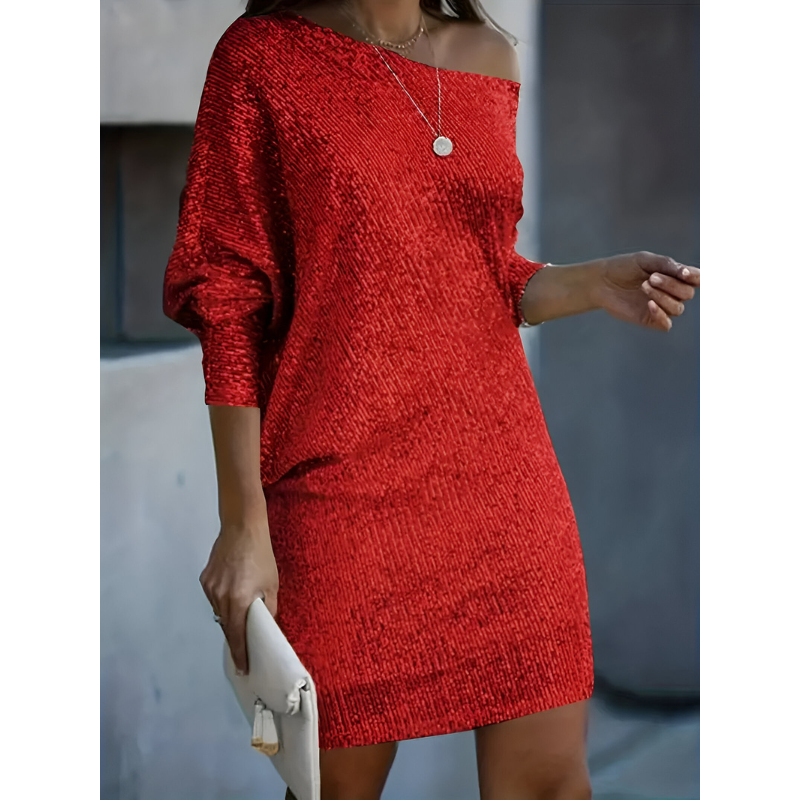 Women’s Mini Dress | Elegant Dresses | One-Shoulder Party Style