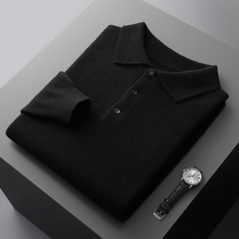 Men's Jumper | Classic Knit Polo Style | Stylish Mens Clothing
