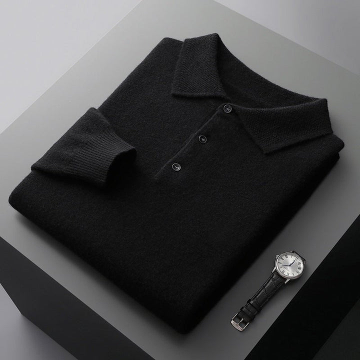 Men's Jumper | Classic Knit Polo Style | Stylish Mens Clothing