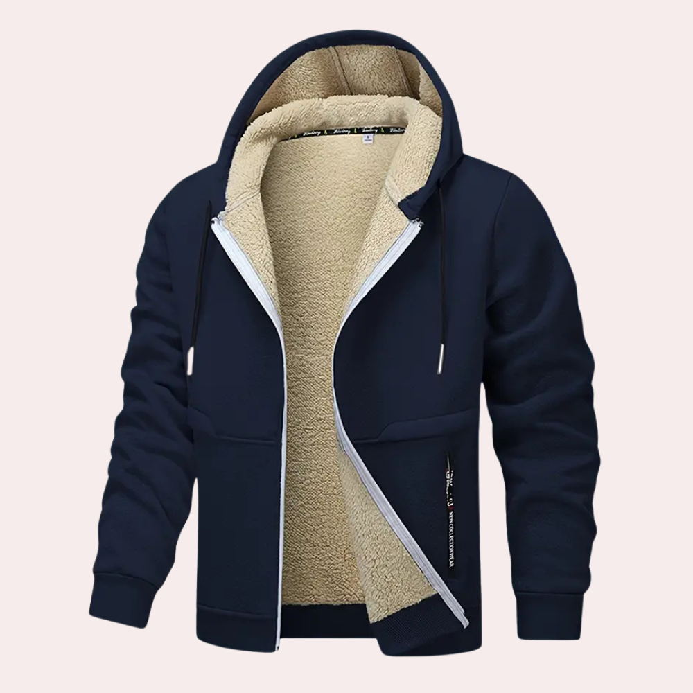 Mens Winter Jackets | Plush Hooded Design | Mens Clothing Collection