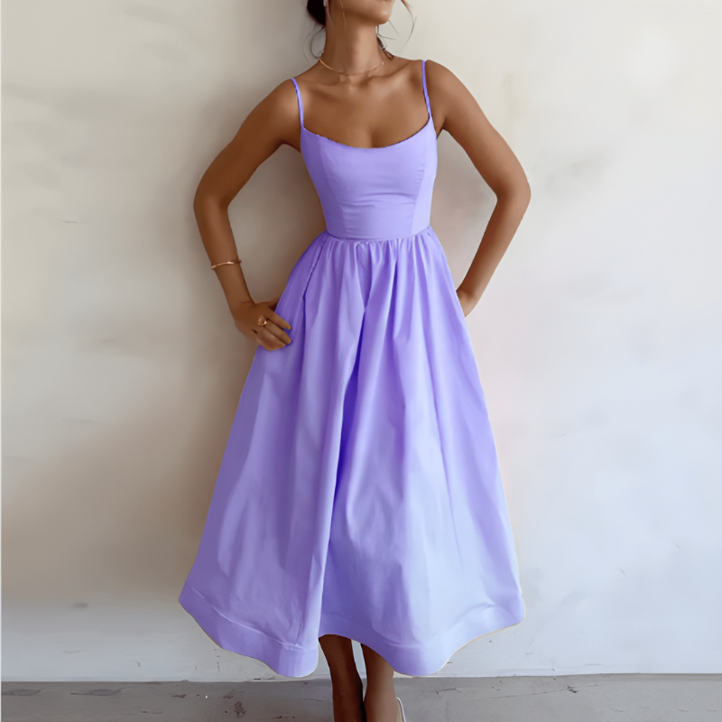 Women’s Dress | Pleated Halter | Elegant Womens Clothing