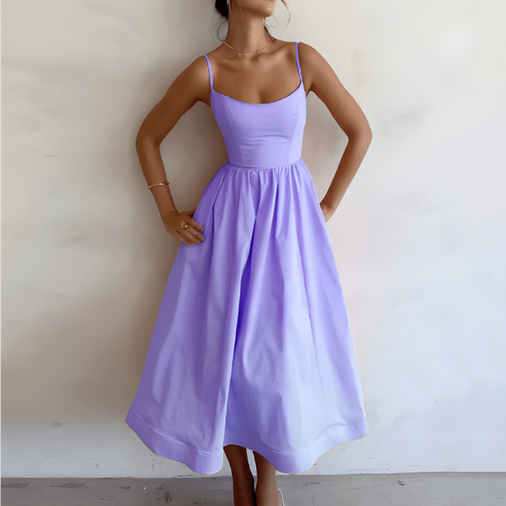 Women’s Dress | Pleated Halter | Elegant Womens Clothing