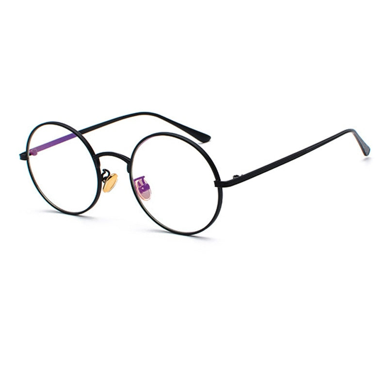 Men's Sunglasses | Round Metal Frame | Vintage Retro Look | Classic Design | Polycarbonate