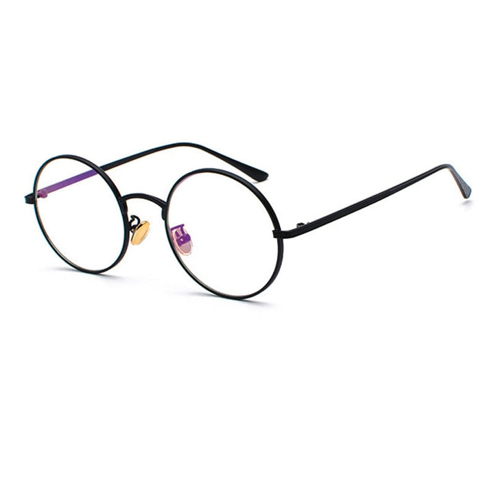 Men's Sunglasses | Round Metal Frame | Vintage Retro Look | Classic Design | Polycarbonate