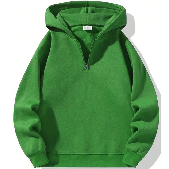 Men's Sweatshirt | Hooded Half Zip | Casual Mens Clothing