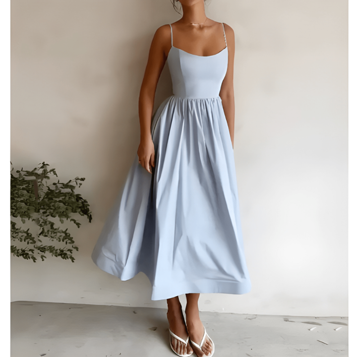 Women’s Dress | Pleated Halter | Elegant Womens Clothing