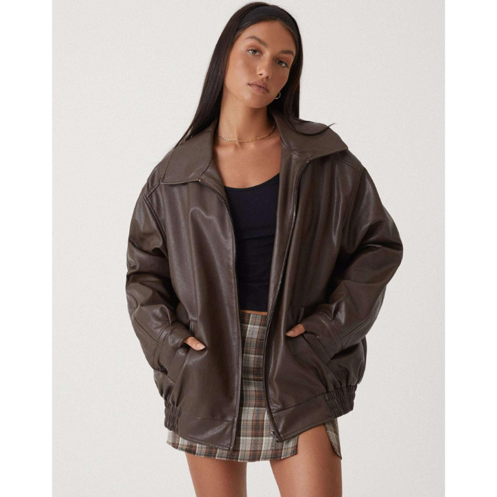 Women's Jackets | Oversized Zip Style | Modern Clothing Trend