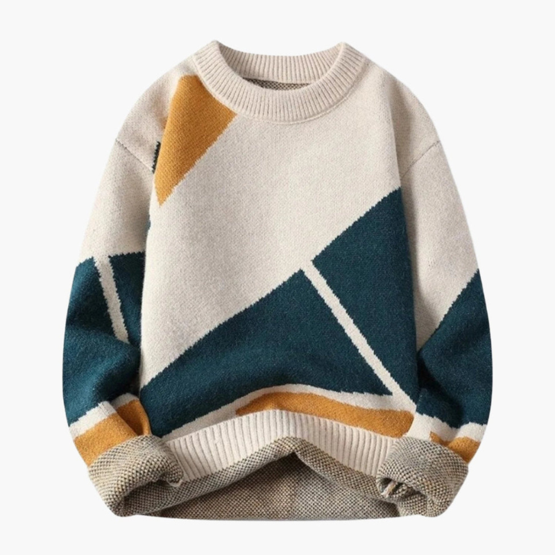Men’s Jumper | Warm Pattern Sweater | Modern Mens Clothing