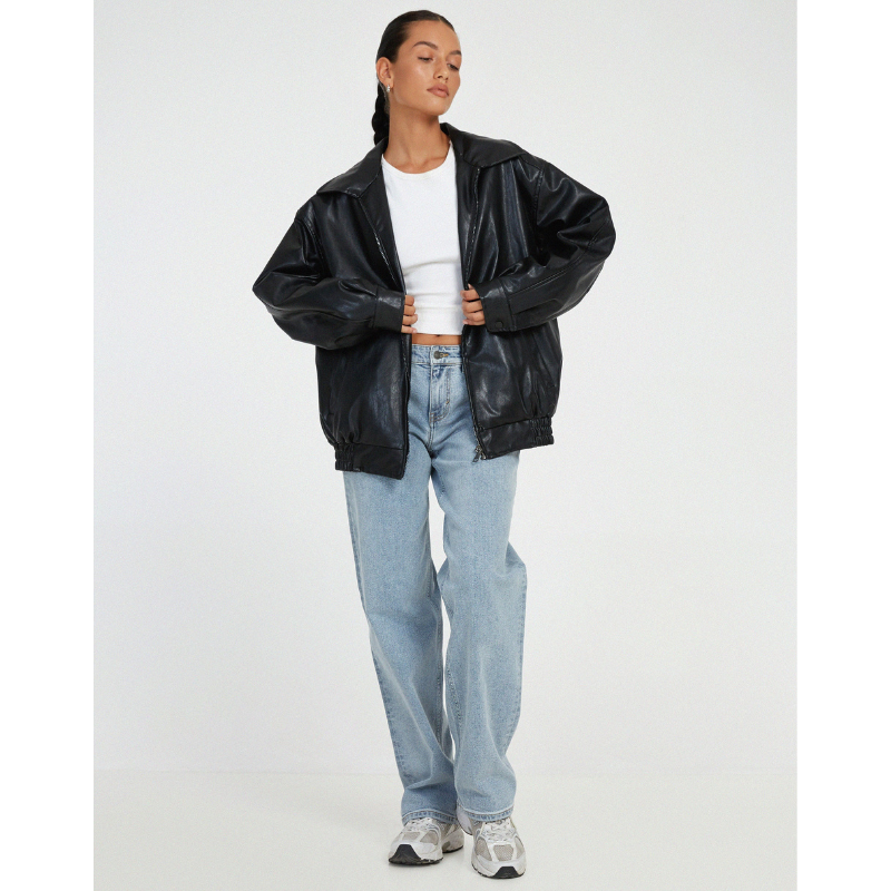 Women's Jackets | Oversized Zip Style | Modern Clothing Trend