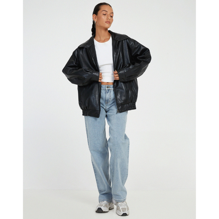 Women's Jackets | Oversized Zip Style | Modern Clothing Trend