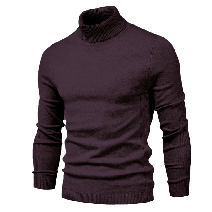 Mens Jumpers | Slim Ribbed Turtleneck Knit | Modern Mens Clothing