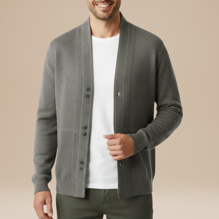 Men’s Cardigan | Mens Clothing Classic | Modern Knit Design