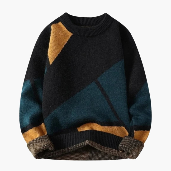 Men’s Jumper | Warm Pattern Sweater | Modern Mens Clothing