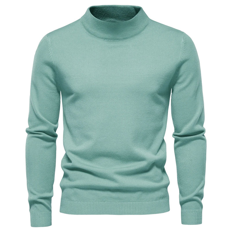 Mens Jumpers | Slim Ribbed Turtleneck Knit | Modern Mens Clothing