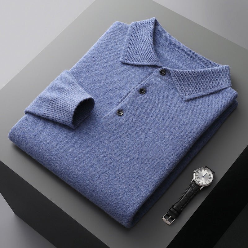 Men's Jumper | Classic Knit Polo Style | Stylish Mens Clothing