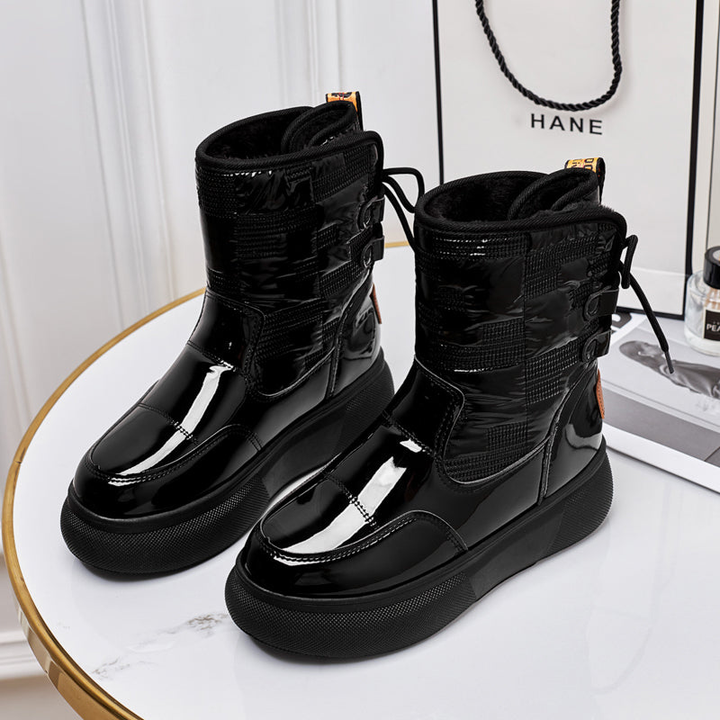 Snow Boots Women | Winter Shoes | Warm Lace-Up Design
