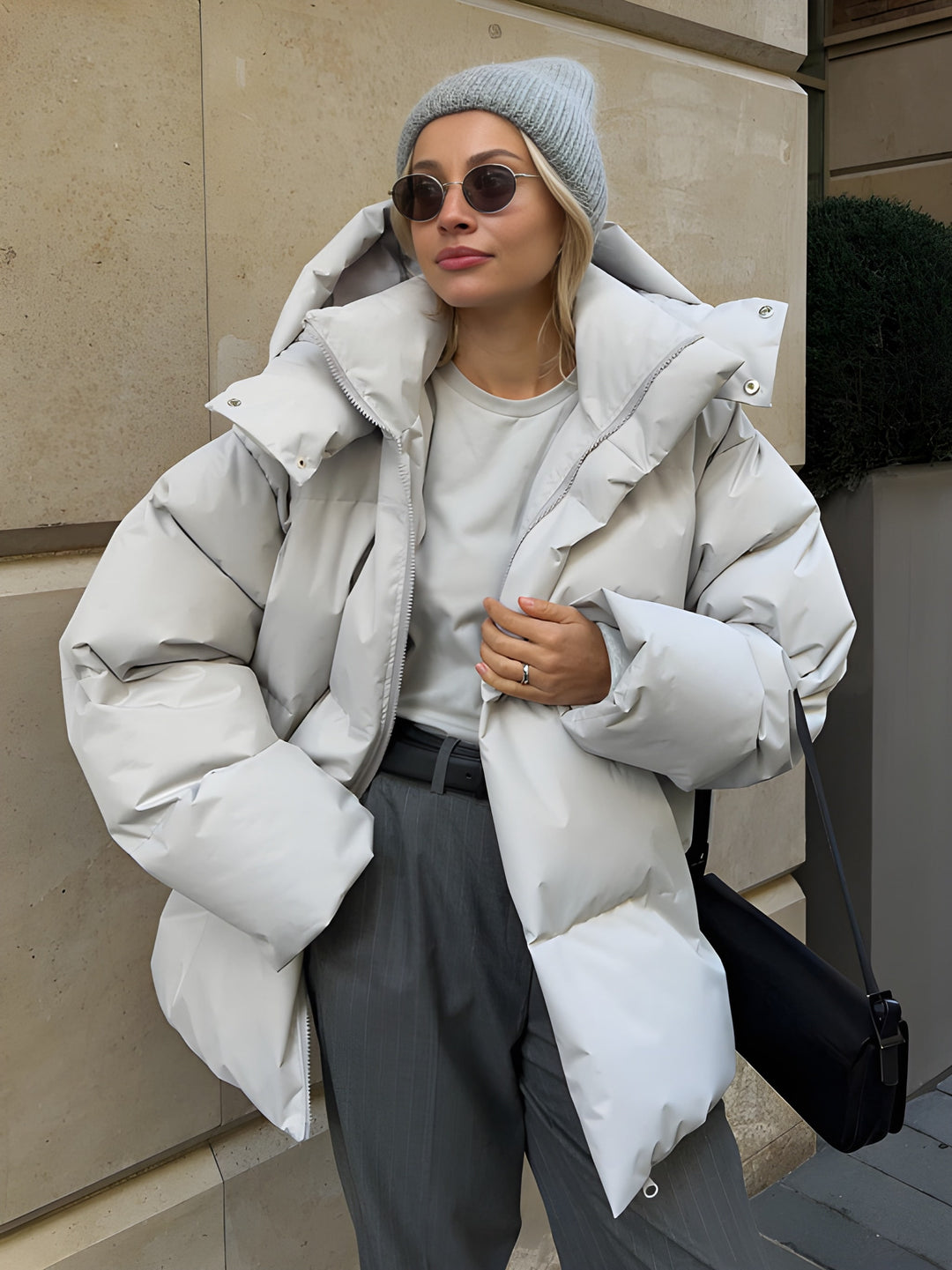 Women's Puffer Jacket | Winter Coat | Detachable Hood Design