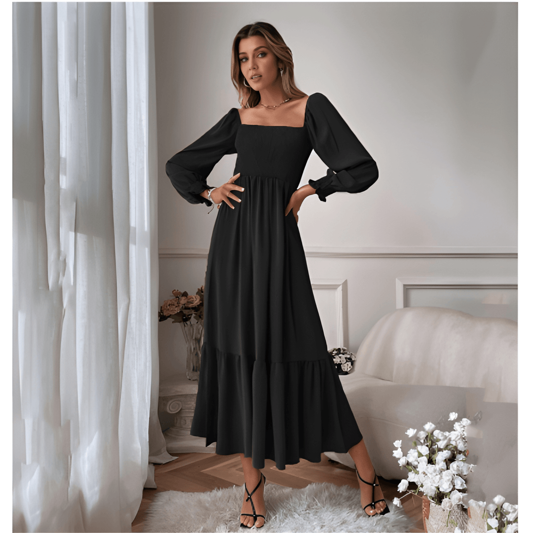Women Dress | Long Sleeve | Flattering Silhouette | Autumn