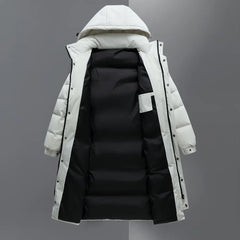 Men’s Winter Jacket | Long Hooded Parka | Thick And Warm